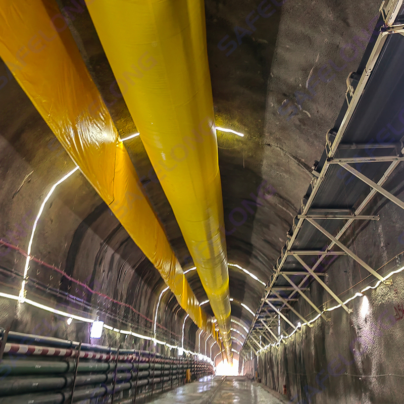 Flexibel tunnelventilationskanal